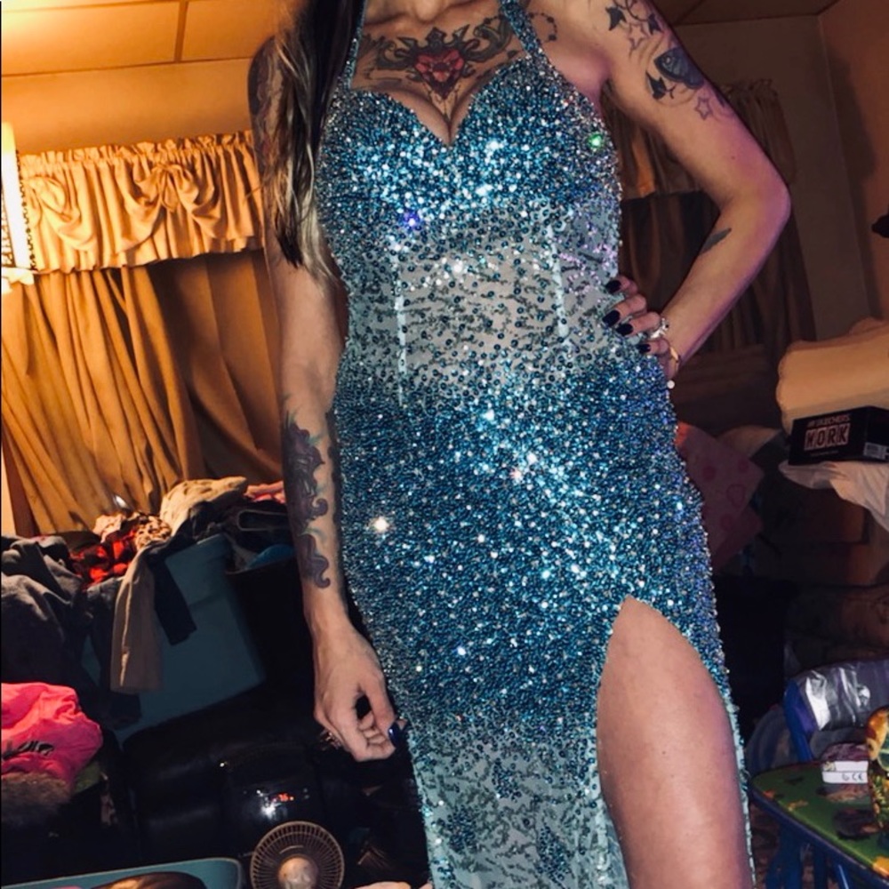Patent dress crystals